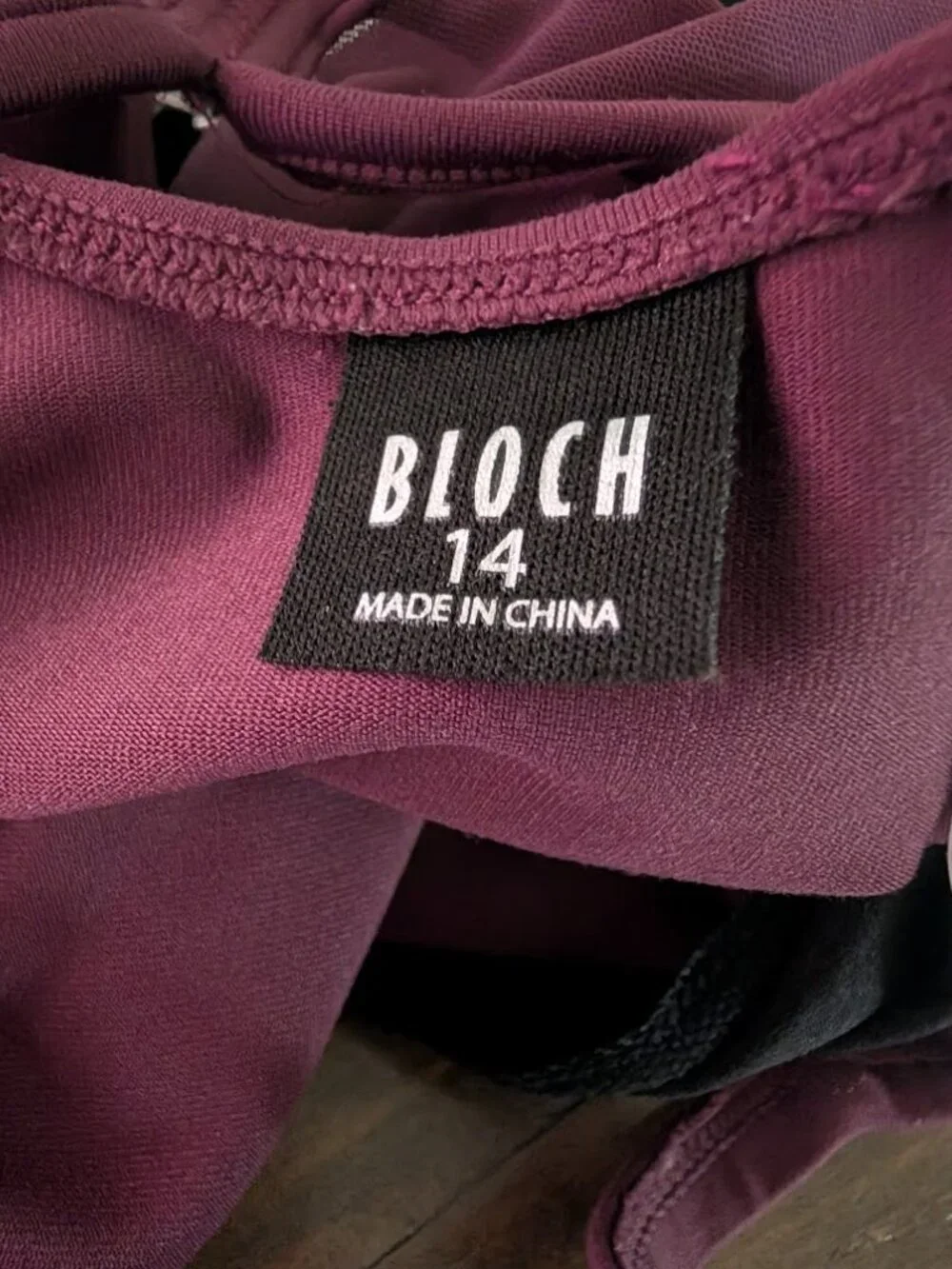 Bloch Girls * Tank Leotard Plum Purple * Youth Size 14